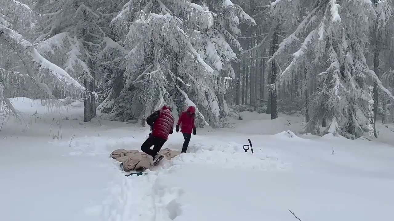 Episode 10 | Immersive Blizzard Self-Drive Forest Camping Experience #BlizzardCamping #WinterCamping