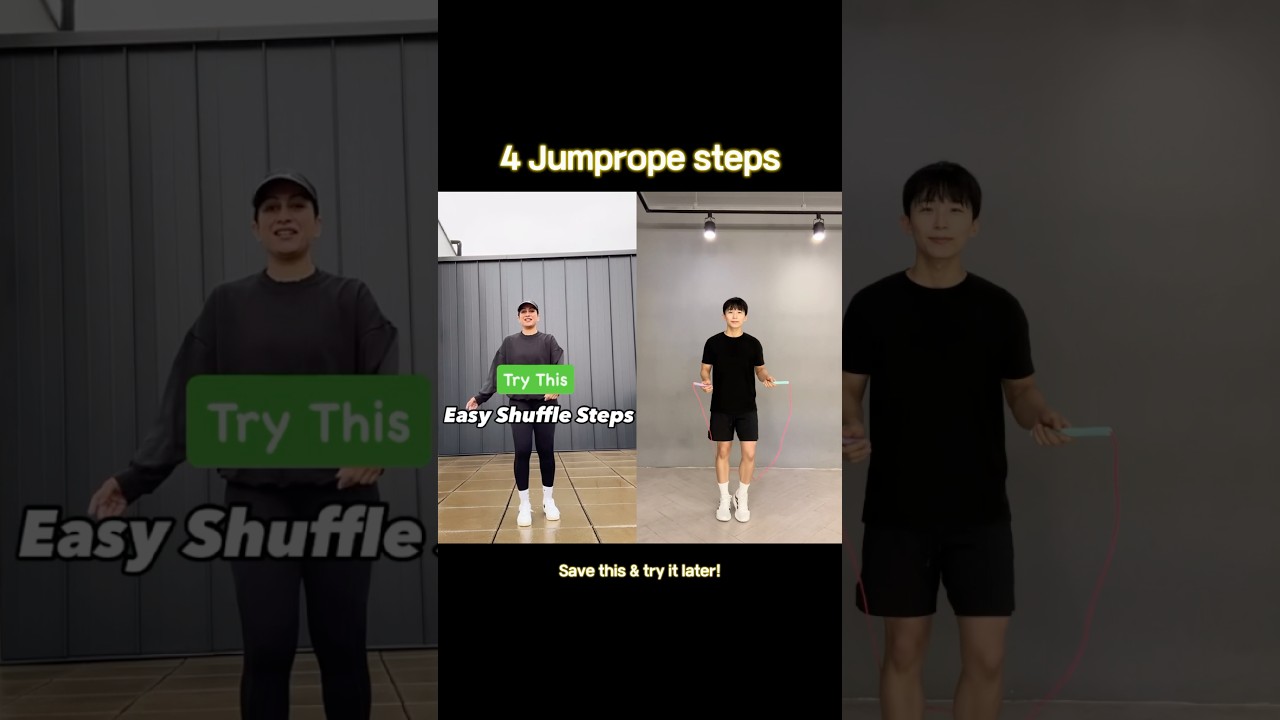 줄넘기 스텝 4가지 