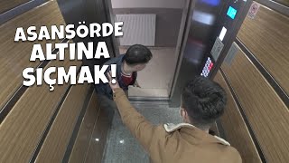 Asansörde İshal Şakasi - En Komi̇k Asansör Şakasi 