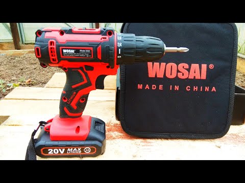 Аккумуляторная дрель шуруповёрт WOSAI / Cordless Drill WOSAI Screwdriver #wosai #vvosai