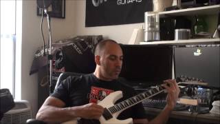 Video thumbnail of "Sliding, Pulling-Off and Hammering-On Pinch Harmonics guitar lesson with R. Charan Pagan"
