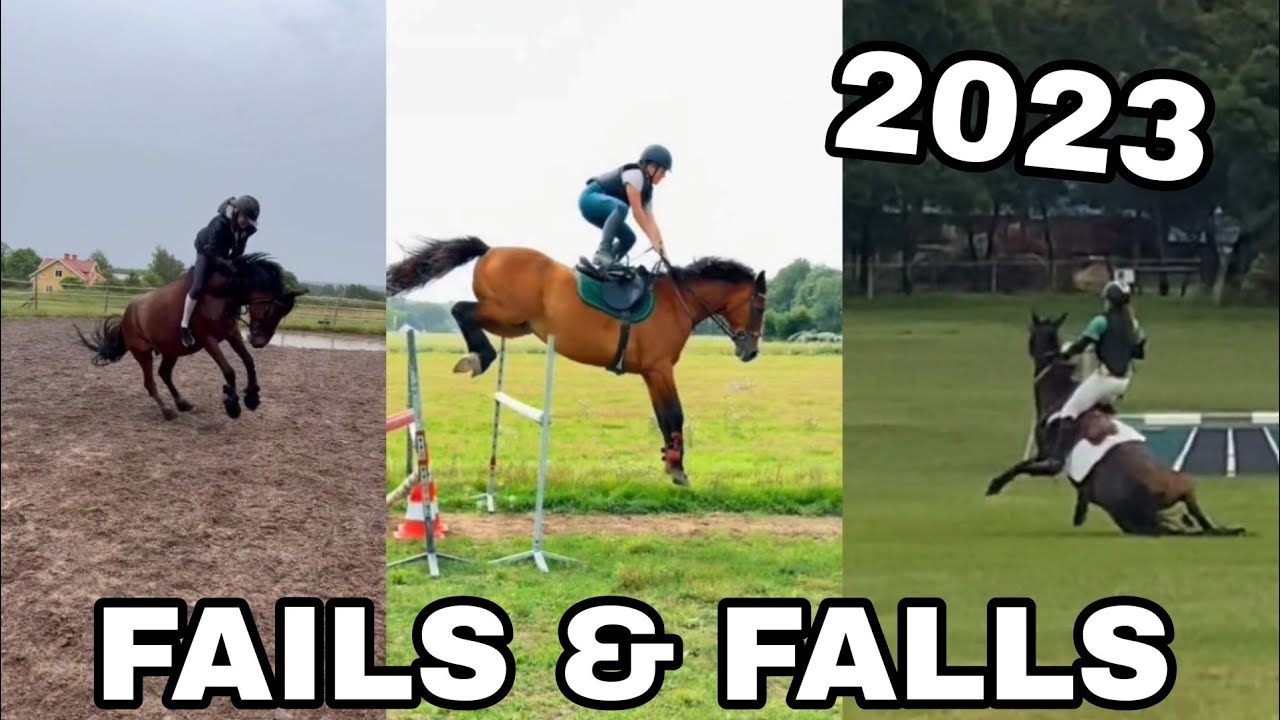 Compilation of EQUESTRIAN Spills, Falls and FAILS - 2023