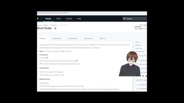 HackerRank | Python | Word Order | Counter | Dictionary | OrderedDict | Coding | Programming
