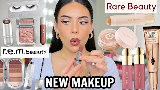 TESTING NEW MAKEUP: R.E.M. Beauty, Rare Beauty, Hits & Misses!