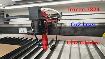 Trocen technology starma CCD camera co2 laser cutting machine 6090 100w