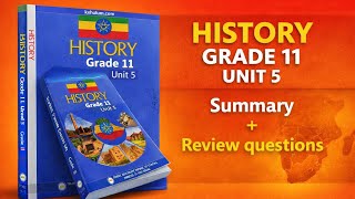 History Grade 11 New Curriculum Unit 5 | Summary with Review Questions I 