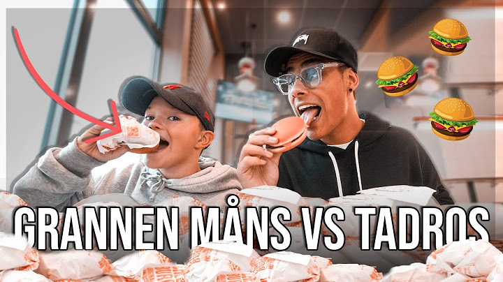 VEM ÄTER MEST HAMBURGARE PÅ TID?! | GRANNEN MÅNS vs SEBASTIAN TADROS