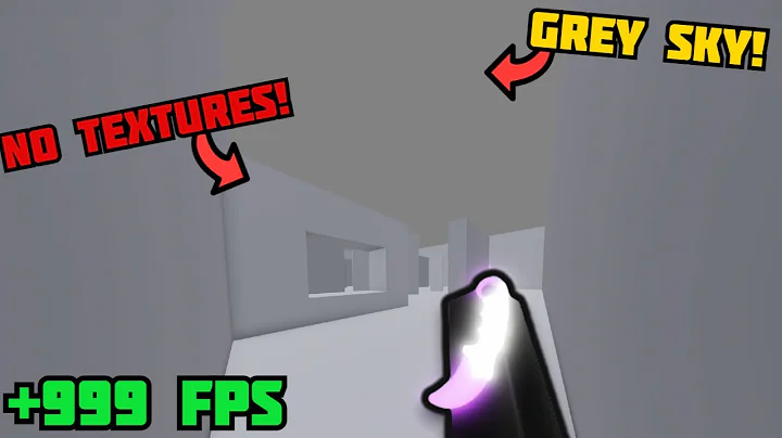 How To Get NO TEXTURES, GREY SKY, And FPS BOOST In Roblox Rivals!