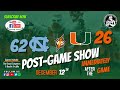 Post-Game Show: 2020 Miami Hurricanes vs North Carolina Tar Heels (CHFB LIVE)