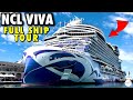 Ncl viva full cruise ship tour  worlds newest ship 2023