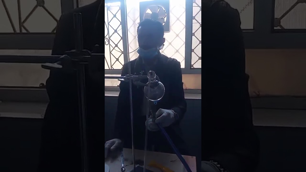 تحضير غازالأكسجين المعمل أ.صالح الحيمي Preparing oxygen gas in the laboratory, by Mr. Saleh Al-Haimi