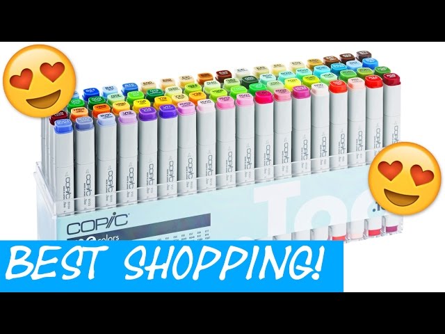 Best Copic Marker Shopping Store Tokyo Japan Art Supplies Haul Copic Sketch  - Youtube