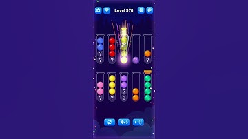 Ball Sort Puzzle level 378. #puzzle #strategy #gamer #game #live #mobile #new #ballsortpuzzle