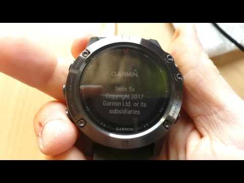 Garmin fenix force power off and soft reset