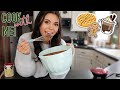 Christmas Day Cook & Eat Breakfast with Me! (Gingerbread Shaped Waffles & Hot Cocoa!)