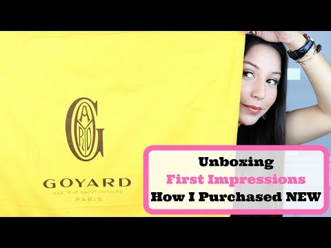 Goyard Unboxing: Molière Wallet and Churchill Cigar Case 