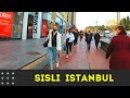 4K WALKING TOUR TURKEY - SISLI ISTANBUL CITY WALKING TOUR - TAKSIM TO OSMANBEY- 4k UHD 60fps- 2021