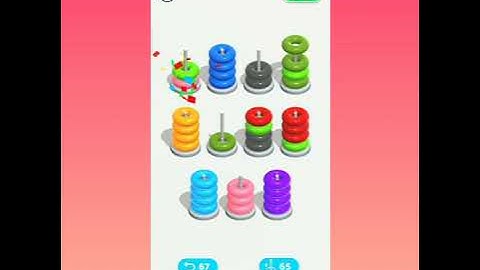 Level-696 in color hoop stack