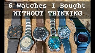6 Watches I Bought Without Thinking – Impulse Buy Special | TheWatchGuys.tv
