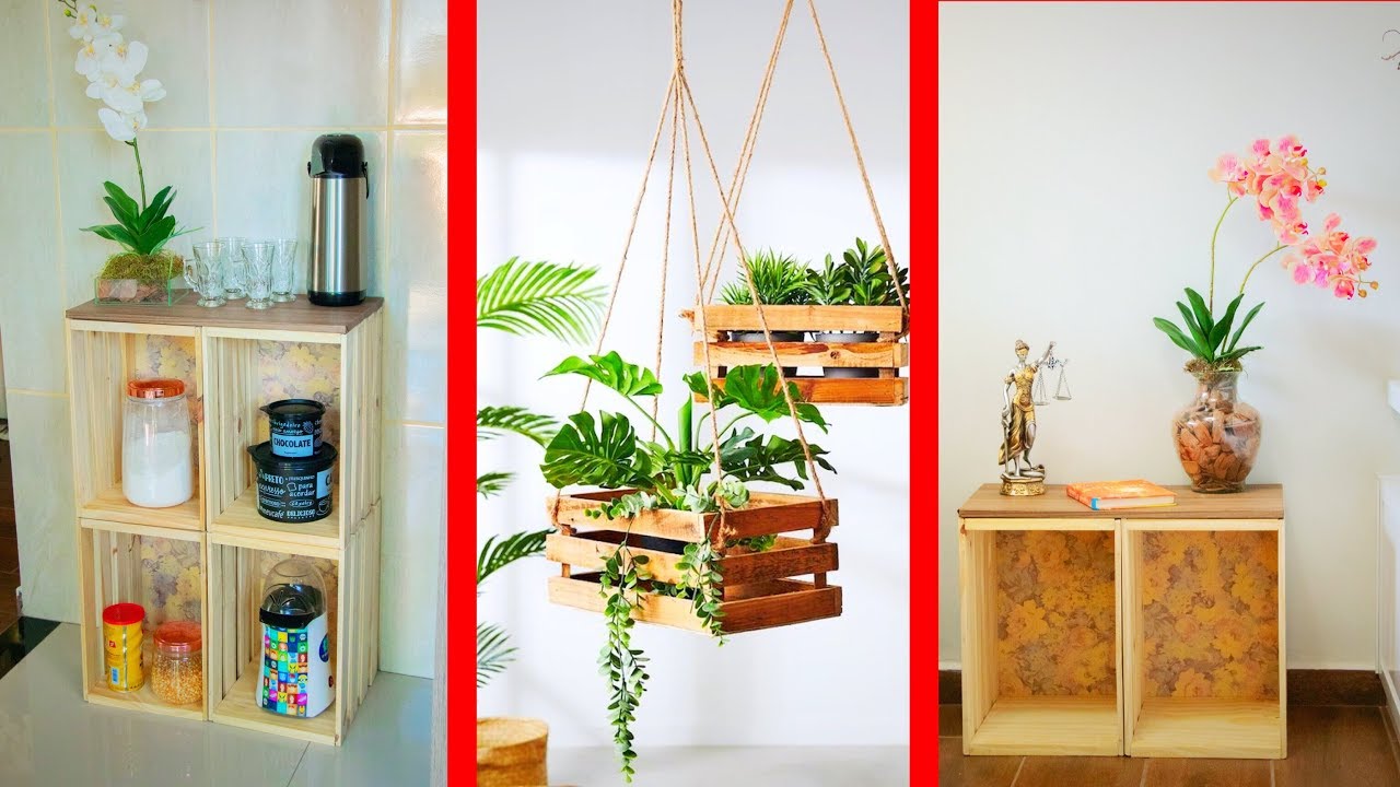 15 IDEIAS LINDAS COM CAIXOTES DE FEIRA Para Fazer em CASA - Eduardo Wizard