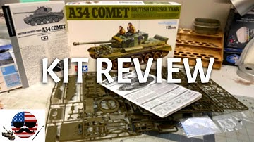 Tamiya 1/35 A34 Comet British Cruiser Tank Review (FINISHED MODEL PICTURES)