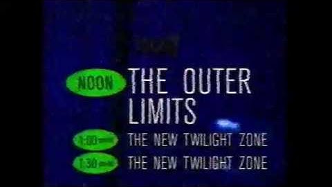 TNT - Outer Limits & Twilight Zone Promo - 3/14/97