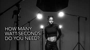 How many watt-seconds do you need for portrait photography?