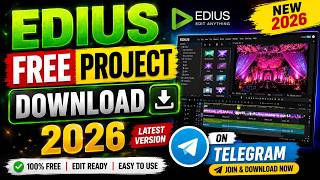 Edius Free Tutorial Download on Telegram | Complete Video Editing Course 2026 screenshot 4