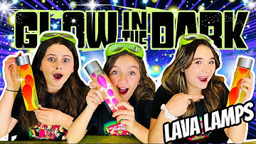 How to Make THE BEST Lava Lamps at Home (Glow in the Dark) - Educational Videos for Kids