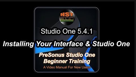 Installing Your Interface & Universal Control - Studio One 5 - Home Studio Trainer
