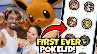 My son found his first Pokelid at 12 weeks old!