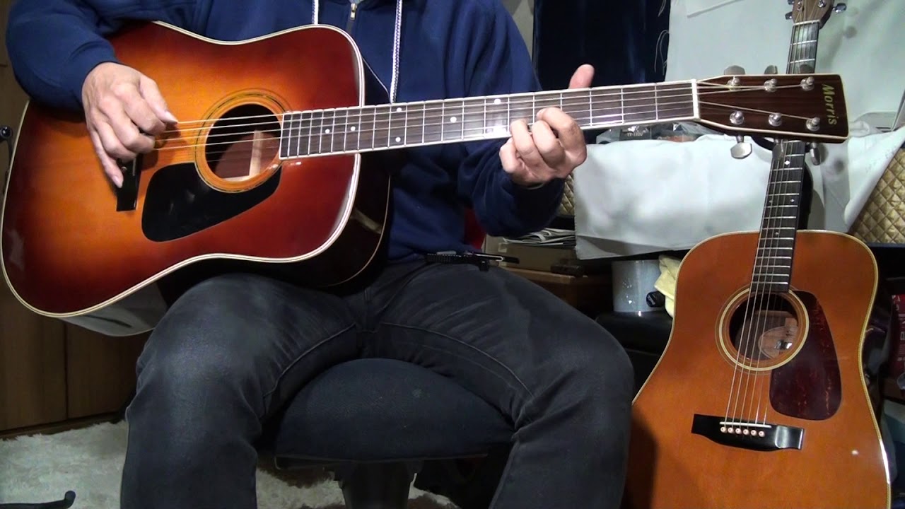 E*1様 ★希少!激鳴りモーリスMD510 低い弦高調整済み 試聴音源動画有り♪ 20.10 Morris MD510 試聴動画 84 - YouTube