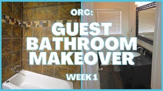 ONE ROOM CHALLENGE Week 1: Guest Bathroom DIY Makeover Intro