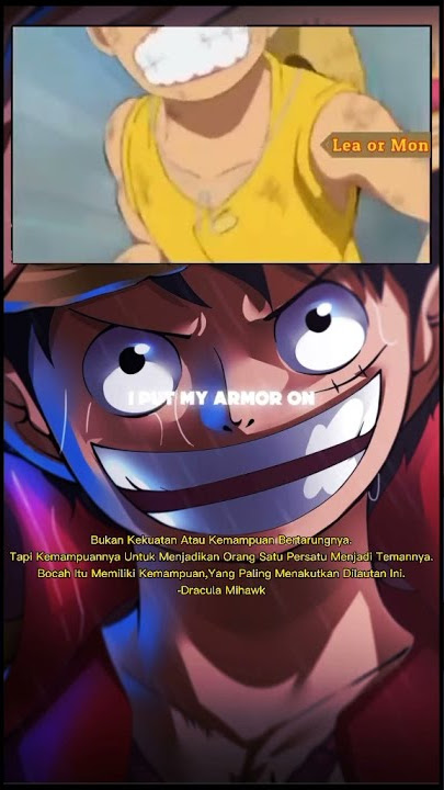 Moment Mihawk Admits Luffy's Strength || (Moment Mihawk Mengakui Kekuatan Luffy) #Shorts