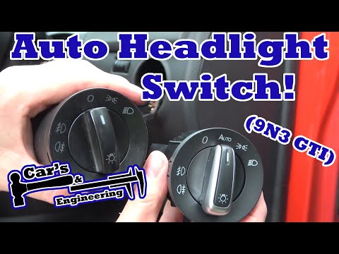 Automatic Headlight Switch Install! (9N3 GTI Polo)