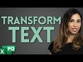 Discover the EASY way to Transform Text in Excel (No Formulas - just Power Query)