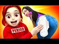 If your PERIOD was a PERSON | Relatable funny musical by La La Life Emoji