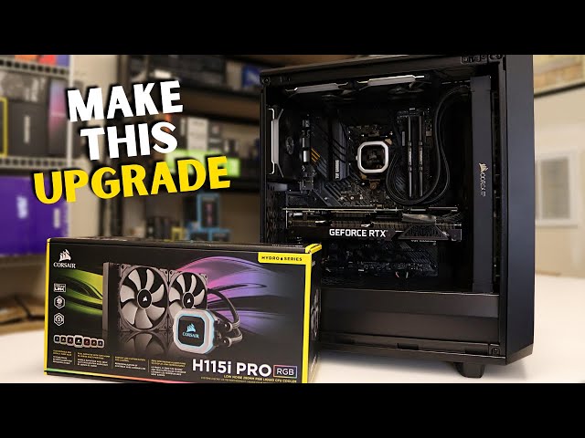 korruption beskydning Triumferende What is Water Cooling? Corsair H115i PRO RGB Install - YouTube