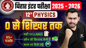 Bihar Board Class 12 Physics Syllabus 2025 | Complete Guide for 2025-26 Exam