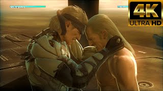 Metal Gear Solid 4 | Old Snake VS Liquid Final Boss Fight 4K 60FPS