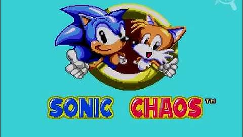 Sonic Chaos Intro / Opening Video (Sega Master System)