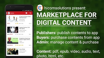 ePublish - Marketplace for digital content App Template, App Source Code - Android Demo