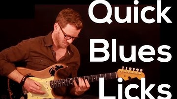 Blues Guitar - Quick Blues Lick #3