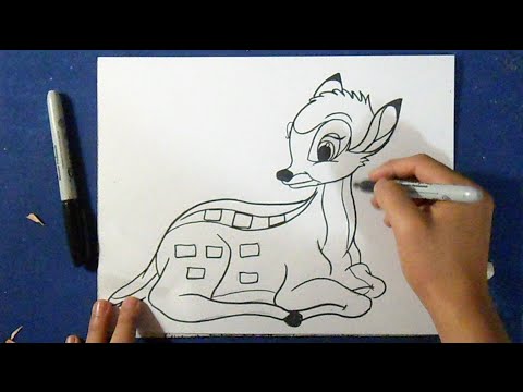 Como Desenhar Bambi como-desenhar-bambi