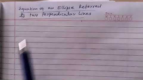 Maths Jee Ellipse part 18