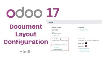 Document Layout Configuration in Odoo | Document Format for Companies in Odoo | Techmoodly