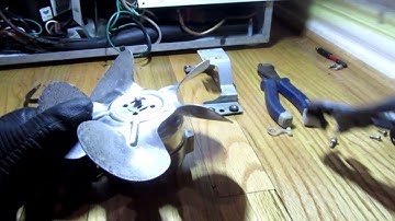 How to replace condenser fan motor on Sub Zero wine cooler. Замена мотора вентилятора на Sub Zero.