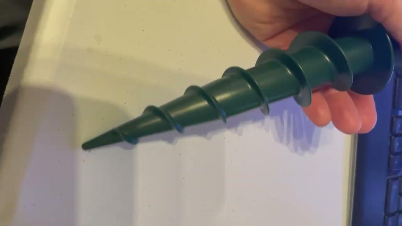Mole Repellent Screw Solar Powered Outdoor Groundhog Deterrent