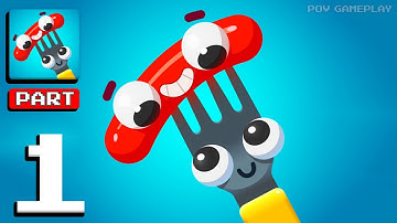 Fork N Sausage - Gameplay Walkthrough Part 1 - Snack Flip Legends (iOS, Android)