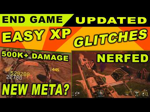 🔴EASY XP 🔴NEW META🔴 OVER 500K DAMAGE! 🔴NERFS🔴 GLITCHES🔴 BO7 END GAME ATTACHMENT GLITCH + OP WEAPONS